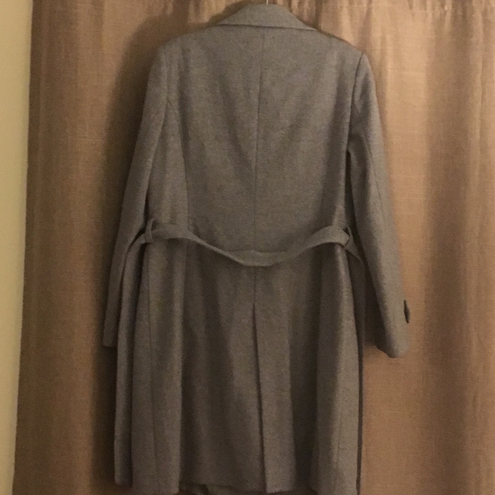 Cinzia Rocca Classic Belted Coat - Grey - Picture 3 of 6